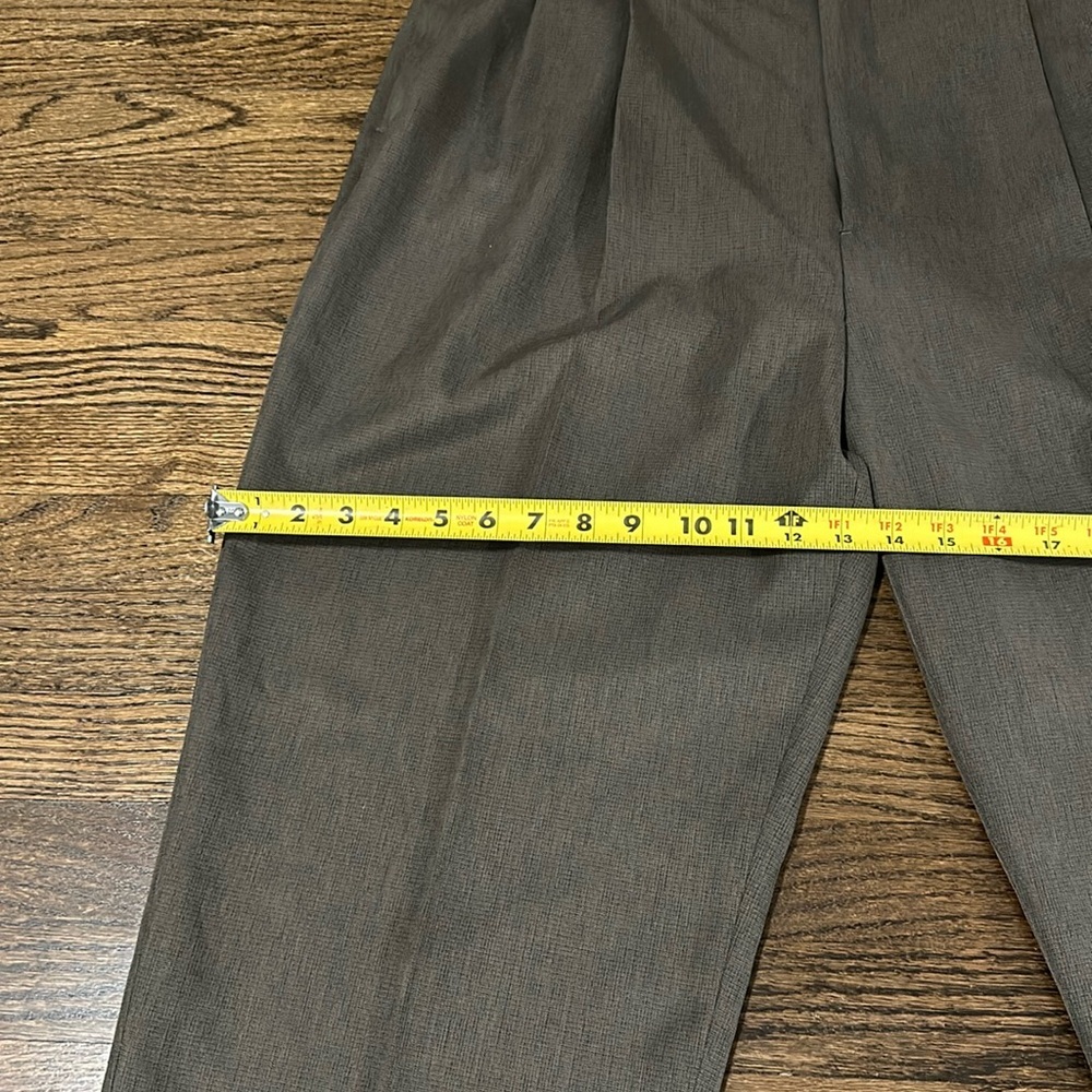 Savane Vintage Tailored 2 U Comfort Waist Men’s Trouser Work Pleated Pants 40/32 - Picture 7 of 16